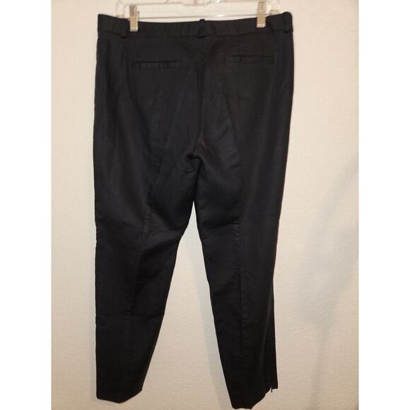 BANANA REPUBLIC Jackie Cropped Pants in True Navy Ankle Zip Size 10 EUC - Picture 4 of 11